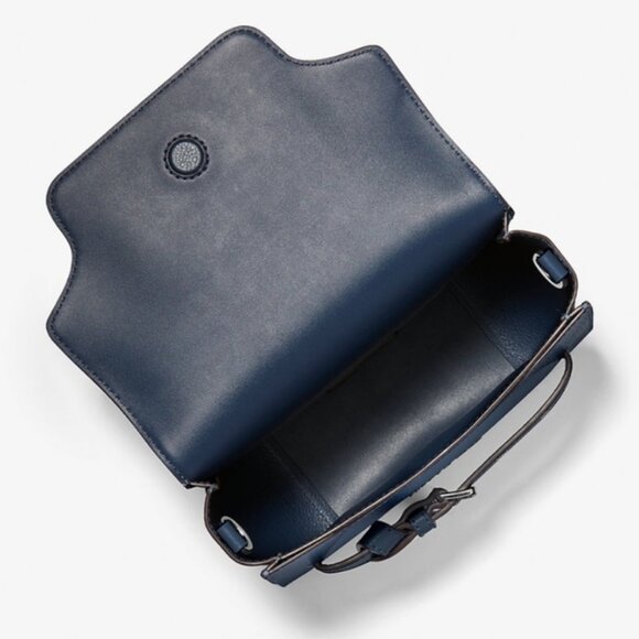 New Michael Kors Emilia Small Leather Crossbody Bag - Picture 3 of 4